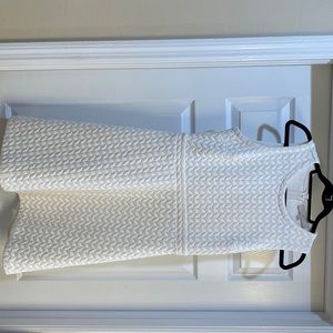 Loft A-line Cream Dress size 8
